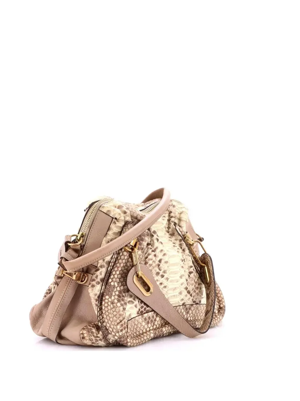 Chloe Paraty Top Handle Bag Python #331307C93B